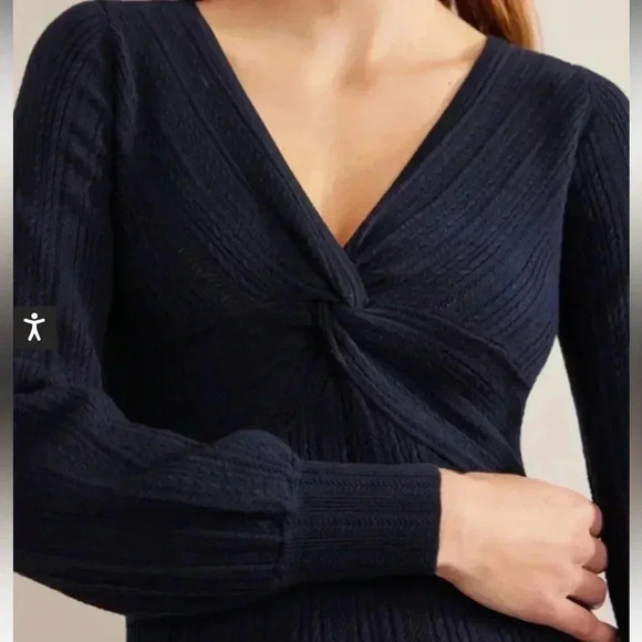 Boden Twist Front Knitted Midi Dress
Navy Size 20/22R - Picture 3 of 11